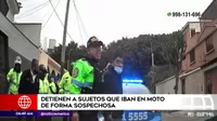 Surco: motociclistas desatan persecución tras evitar intervención