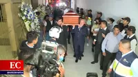 Surco: Rindieron homenaje a sereno asesinado al intentar detener a delincuente