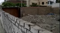 Surco: Vecinos denuncian muro deteriorado por temor a desplomarse