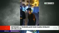 Surco: Venezolano armado con cuchillo fue capturado tras asaltar a joven