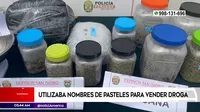 Surquillo: Utilizaba nombre de pasteles para vender droga