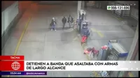 Tacna: Banda criminal asaltaba con armas de largo alcance