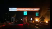 Tacna: Queman casetas de peaje en la carretera Panamericana Sur