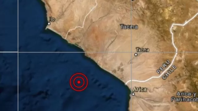 Tacna: Sismo de 4 grados de magnitud se registró esta mañana