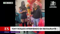 Tacna: Tony Rosado fue intervenido en un restaurante junto a sus músicos