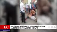 Tarapoto: Joven fue asesinado al defender a mujer de un asalto