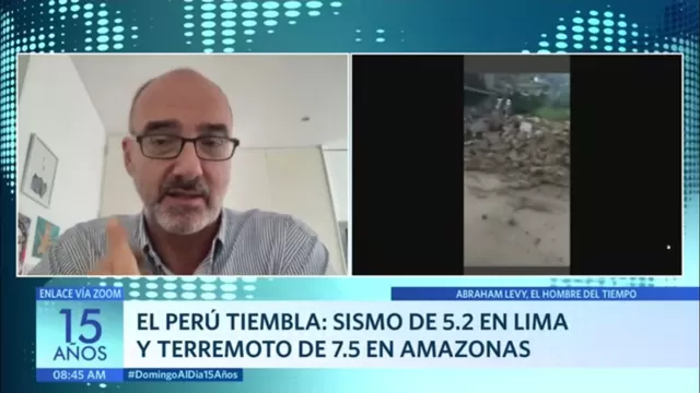 Terremoto en Amazonas: Abraham Levy habla sobre implicancias tras movimiento sísmico