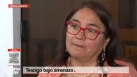 Testigo de aportes irregulares a campaña de Dina Boluarte denuncia amenazas contra ella y su familia