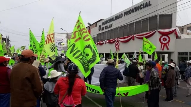 Protestas por Tía María. Foto: El Comercio