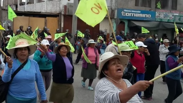 Protestas iniciaron con bloqueo de carreteras. Foto: Grupo El Comercio
