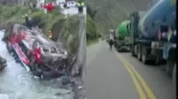 Tránsito en la Carretera Central se encuentra paralizado debido a accidente en Huarochirí