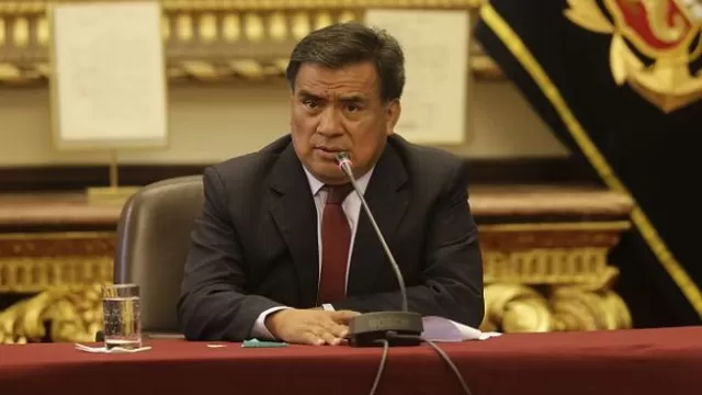 Javier Velásquez Quesquén se refirió a los candidatos al Tribunal Constitucional. Foto: El Comercio 