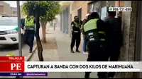 Trujillo: Capturan a banda con dos kilos de marihuana