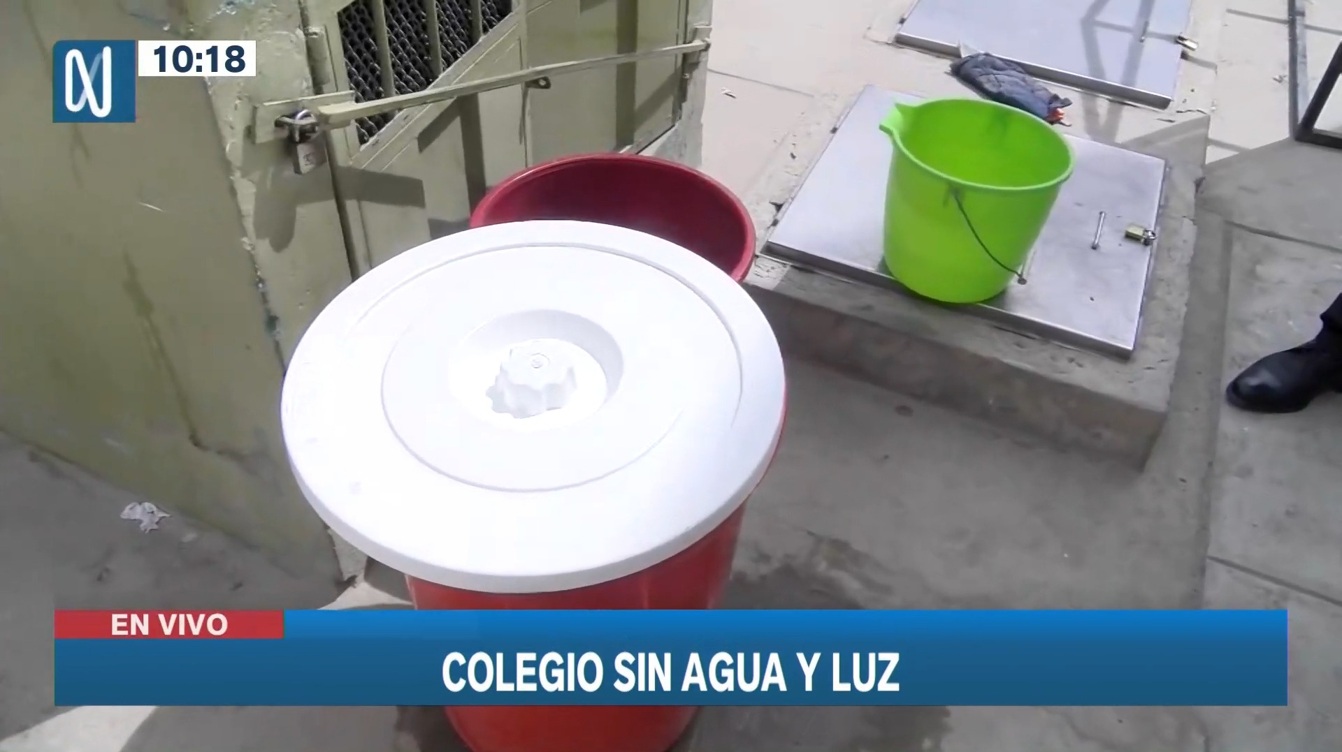 Trujillo: Colegio no inició clases por falta de agua y luz