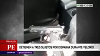 Trujillo: Detienen a tres sujetos por disparar durante velorio