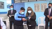 Trujillo: Donan tablets a 27 alumnos de colegio Jorge Basadre