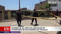Trujillo: Hombre de 30 años fue asesinado de un balazo en exteriores de una bodega