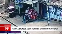 Trujillo: Matan a balazos a dos hermanos en puerta de vivienda