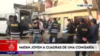 Trujillo: Matan a joven a cuadras de una comisaría