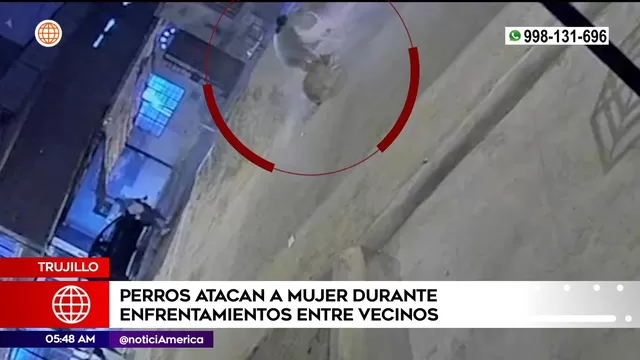 Trujillo: Perros atacaron a mujer durante enfrentamientos entre vecinos