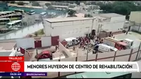 Trujillo: Policía busca a dos adolescentes que huyeron de centro de rehabilitación juvenil 