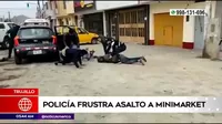 Trujillo: policías frustran asalto a minimarket