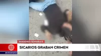 Trujillo: Sicarios remataron a su víctima en el suelo y grabaron el crimen