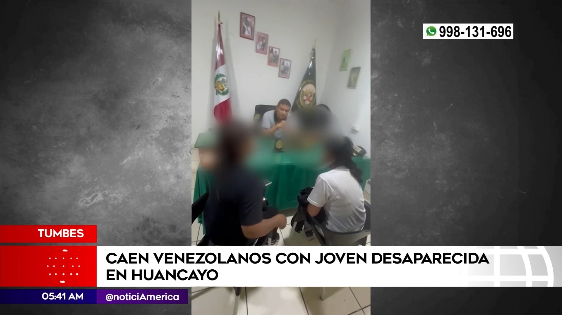 Extranjeros retenían a menor en Tumbes. Foto: América Noticias