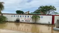 Tumbes: Colegio fue inundado por intensas lluvias