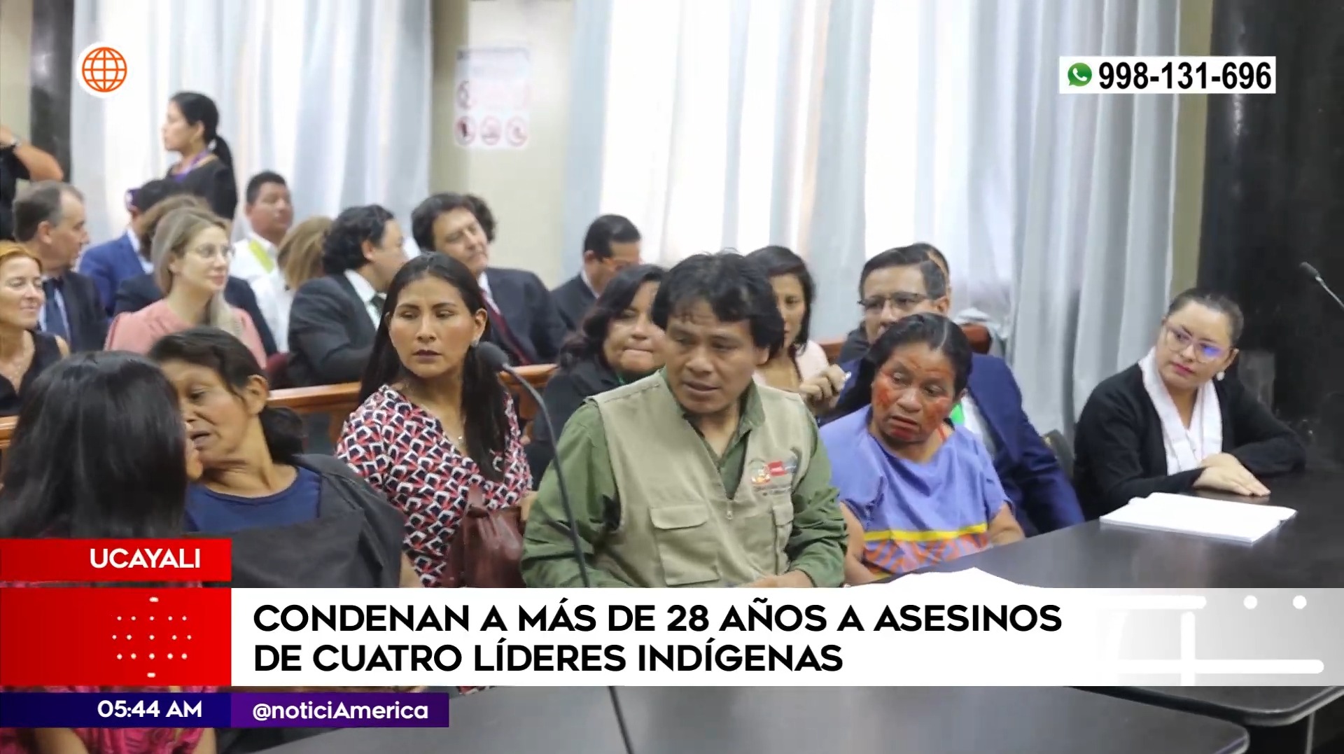 Condenan a asesinos de líderes indígenas en Ucayali. Foto: América Noticias