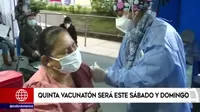 Vacunatón: Se inicia quinta jornada de inoculación contra la COVID-19