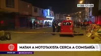 Ventanilla: Mototaxista fue asesinado cerca de comisaría