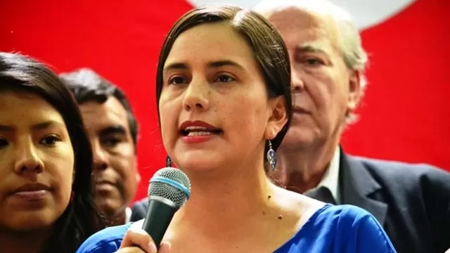 Verónika Mendoza. Foto: Andina