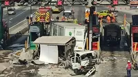 Vía Evitamiento: Triple choque deja cinco heridos en acceso a Línea Amarilla