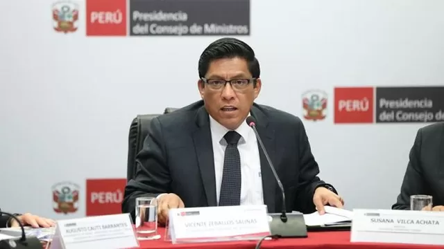 Vicente Zeballos, jefe de gabinete. Foto: El Comercio