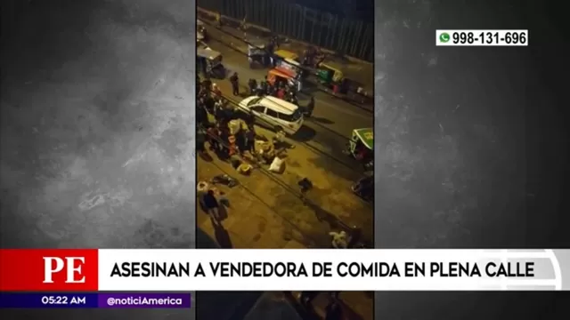 La Victoria: asesinan a vendedora de comida en la av. Riva Agüero