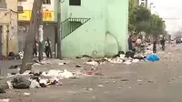 La Victoria: Calles amanecen llenas de basura tras celebraciones por Navidad