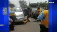 La Victoria: Conductor impidió que fiscalizadores intervengan su vehículo