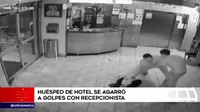 La Victoria: Dos hombres se agarraron a golpes en un hotel