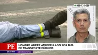 La Victoria: Hombre murió tras ser atropellado por bus de transporte público