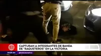 La Victoria: Policía capturó a balazos a banda dedicada al raqueteo y al bujiazo