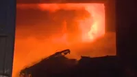 La Victoria: Reportan incendio en almacén 