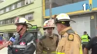 Bomberos controlan incendio en la cuadra 9 de Parinacochas en La Victoria