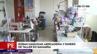 La Victoria: roban s/34 mil de taller de confección en Gamarra