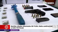 La Victoria: Sujetos que cobraban cupos usaban granada de fusil para amenazar a víctimas