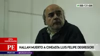Villa María del Triunfo: Hallaron muerto a cineasta Luis Felipe Degregori