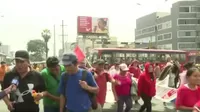 VMT: Pobladores marchan en reclamo de agua y desagüe para su distrito