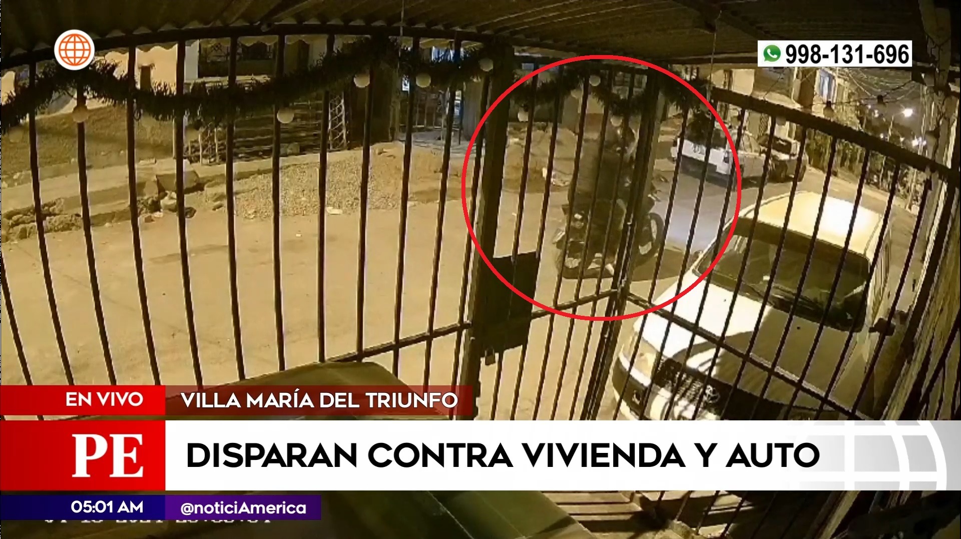 Balacera en Villa María del Triunfo. Foto: América Noticias