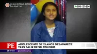 Villa El Salvador: Adolescente de 13 años desaparece tras salir de su colegio