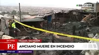 Villa El Salvador: Adulto mayor falleció en incendio de una vivienda que cuidaba